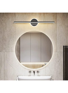 DAREU Modern Wireless LED Wall Sconce – Plug-and-Play Battery-Powered Light for Bathroom, Table, or Mirror – Black Finish with Included Battery  - Image 5