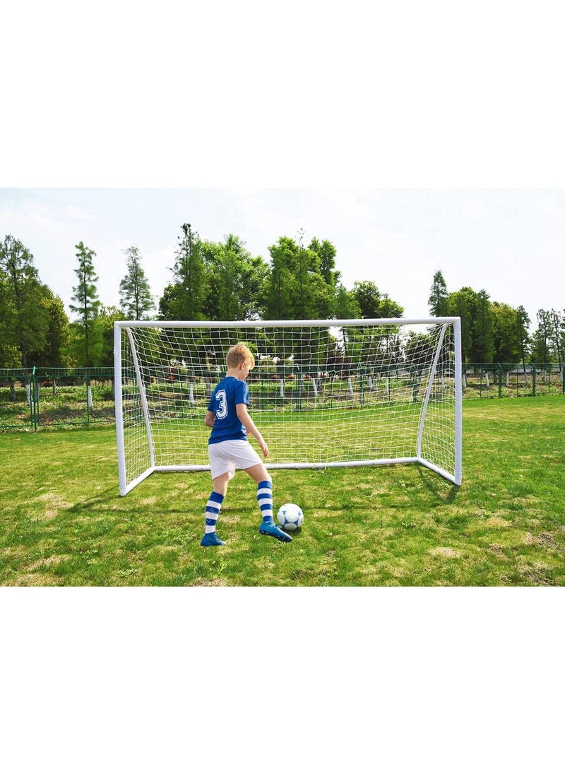 LIMOS PVC Football Goal Kids Safety Youth Professional Soccer Goal for Backyard Colleges  - Image 1