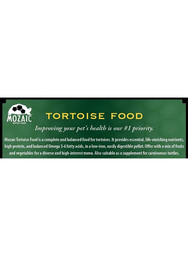 Mozaic Mozaic Tortoise Food | Complete Formulated Diet for Tortoises | Small Red Biscuit (1" x 1/2") (15 Ounce (Pack of 1))  - Image 5
