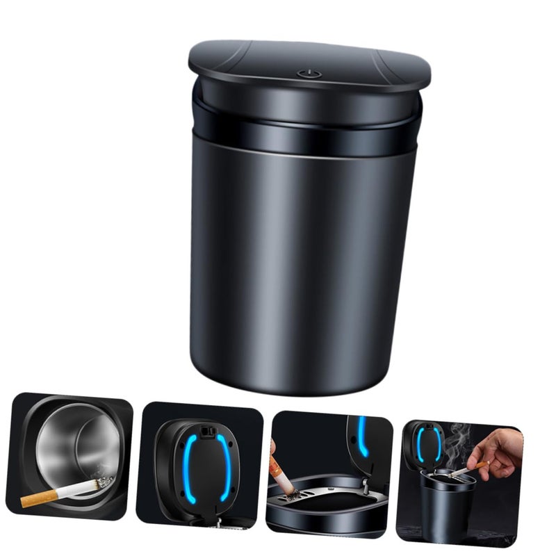 Detachable Car Ashtray Vehicle Ashtray Easy to Clean Practical Light Gray - Image 4