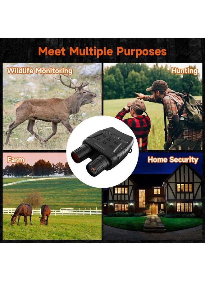 HEXEUM - Night Vision Goggles Night Vision Binoculars for Adults - Digital Infrared Binoculars can Save Photo and Video with 32GB Memory Card - Image 1