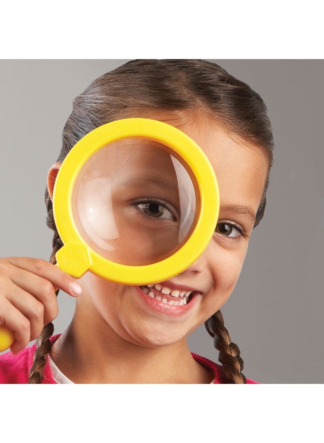 ليرننج ريسورسز مجموعة من 12 عدسة مكبرة كبيرة الحجم من Learning Resources مع حوامل مدمجة، تكبير 4.5x، مثالية لاستكشاف العلوم والتكنولوجيا والهندسة والرياضيات والعلوم المبكرة، للأعمار من 3 سنوات فما فوق - Image 4