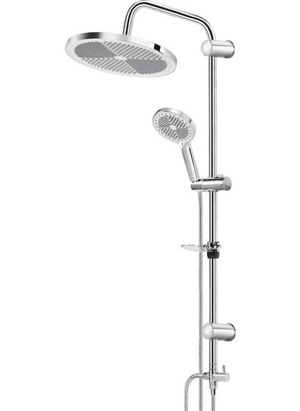 Capella Round Chrome Robot Shower Set - 400C