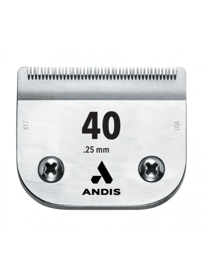 Andis Ceramic Edge® Detachable Blade - Size 40 (0.25mm) - Image 1