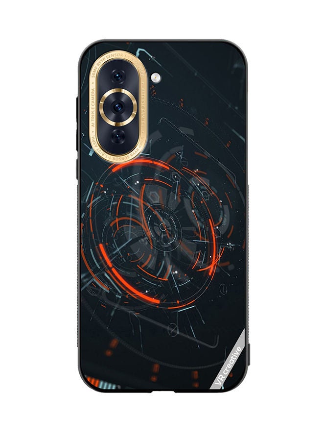 VR CREATIVE Protective Case Cover For Huawei Nova 10 Tech Design Multicolour - Image 1