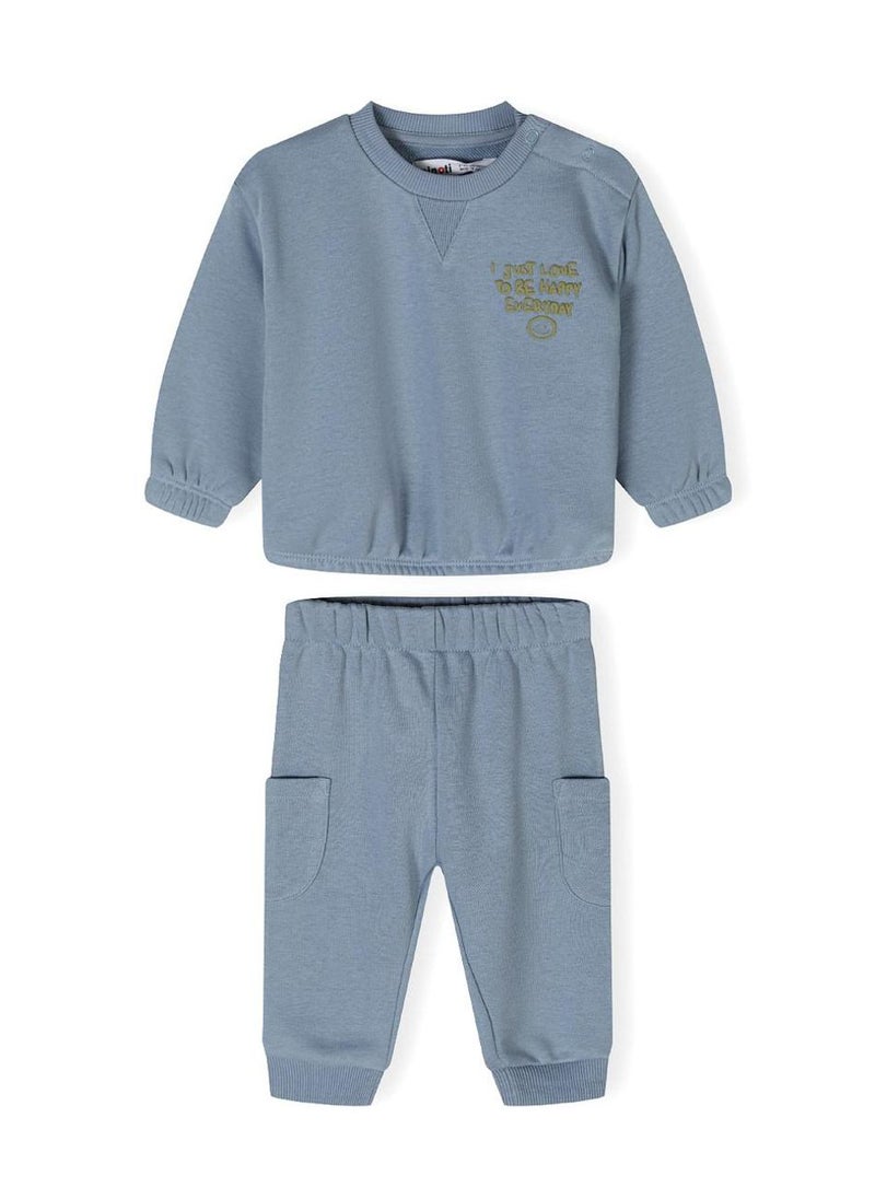 مينوتي طقم مكون من قطعتين: بلوزة بأكمام طويلة وسروال أطفال - Image 1