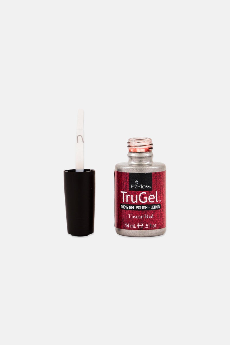 Ez Flow Trugel Led UV Gel Polish 14ml, Tuscan Red - Image 2