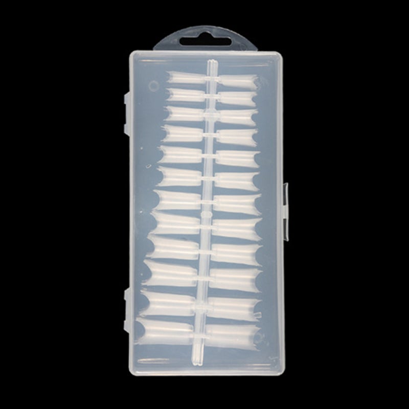 Full Cover False Nails: 240 Pieces 10 Sizes 9 Styles Soft Thin ABS Material - Traceless Natural Fit Easy To Trim Remove for Home Nail Salon DIY Manicure Art - Image 5
