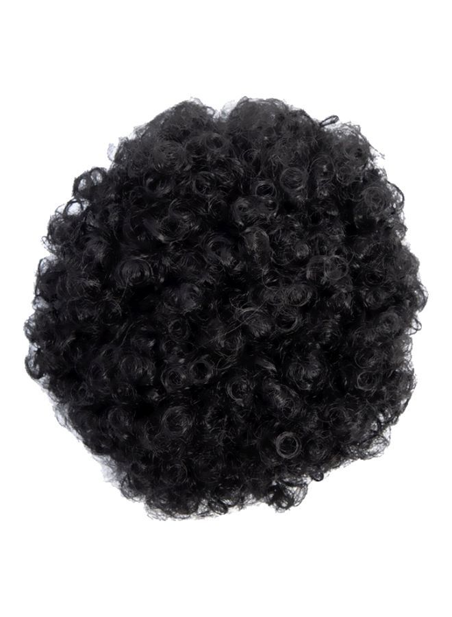NIBEMINENT Short Curly Hair Wig Black