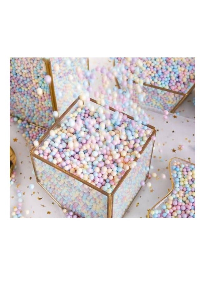 Generic Multicolor Foam Beads, Styrofoam Balls for Gift Box Filling, Arts & Crafts, Wedding Decorations and wrapping gifts P4  - Image 1
