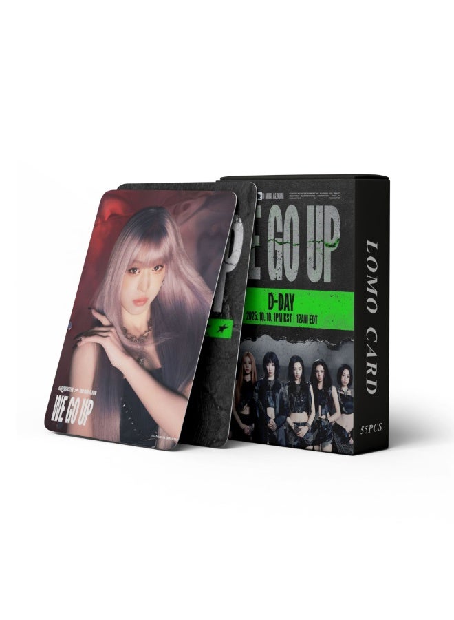 EHOME 55Pcs BABYMONSTER New Song WE GO UP Lomo Card - Image 3