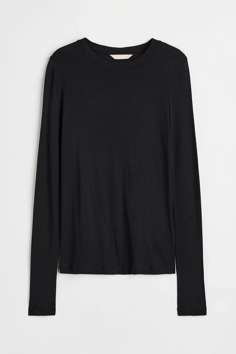 H&M Pima cotton jersey top