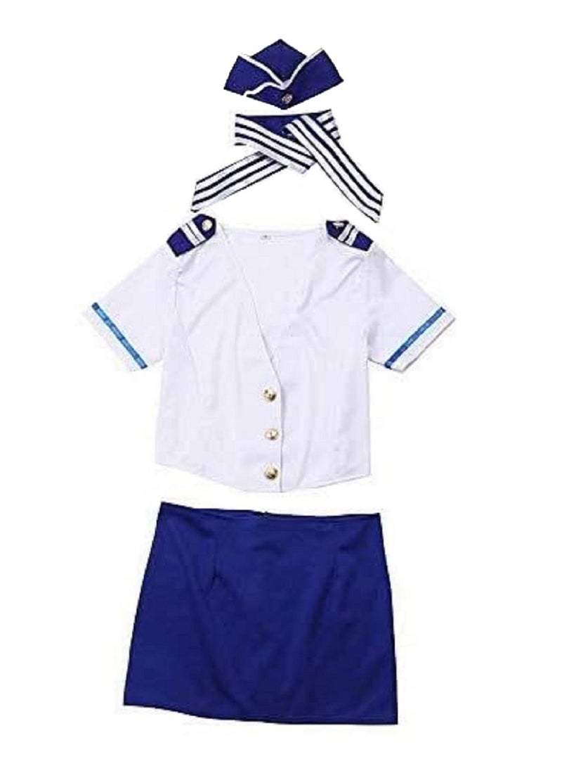 Generic - Flight Attendant  Air Hostess Costume Uniform For Women - Image 1