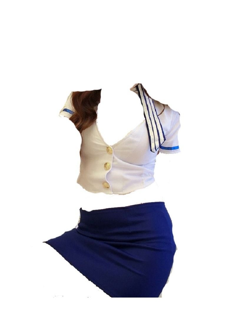 Generic - Flight Attendant  Air Hostess Costume Uniform For Women - Image 1