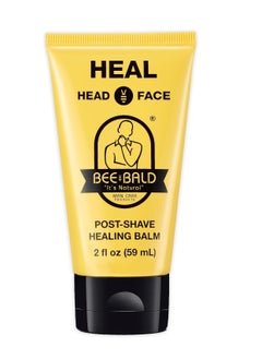Bee Bald Bee Bald HEAL Aftershave for Men Healing Balm, Immediately Calms & Soothes Damaged Skin, Treats Bumps, Redness, Razor Burn & Other Shaving Irritations (2 Fl Oz)  - Image 1