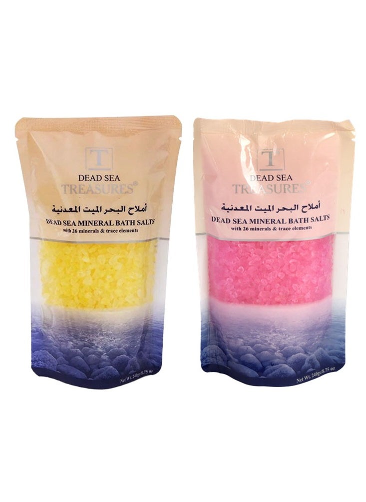 2 pieces Dead Sea Mineral Bath Salts Multicolour 240g - pzsku/ZD9260504B518E1B22FDBZ/45/_/1702809926/6c499eca-e4e3-4f8a-b37e-abe9bb3d492b