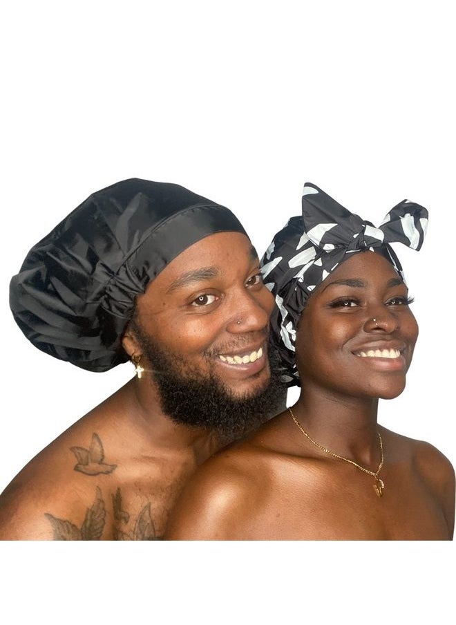 TTAT Shower Cap Extra Large for Men & Women With Braids, Dreadlocks, Locs, Afro, Coily, and Long Hair, Waterproof, Washable, Reusable & Adjustable, Great for Home, Spa, Conditioning, Self Care, Hotel - pzsku/ZD92615F744983E9DF061Z/45/_/1692391444/77109a07-4095-47a4-aed3-a703a99e4fa6