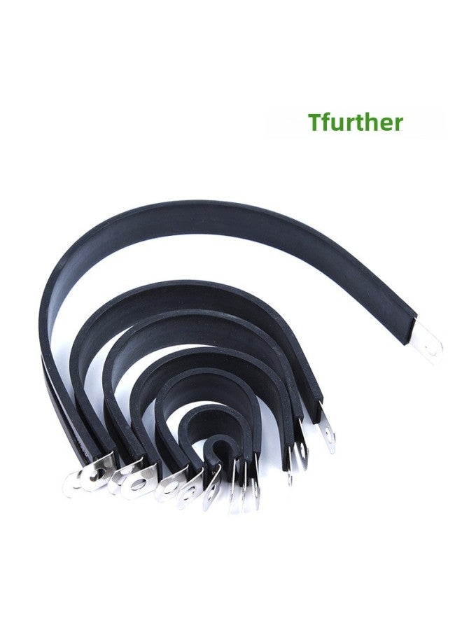 Tianyuan Clamp Stainless Steel Tape Clamp Rubber Pad Hose Clamp Ring Quality Suitable For 304 Material (15 Width)-Specification Model:48mm  - Image 3