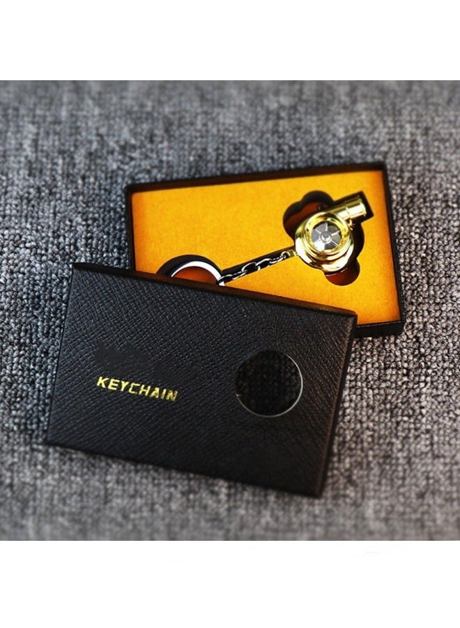 Turbo Car Electronic Keychain with Sounds LED Light, Stylish Car Flashlight Turbo Keychain, DIY Rotating Key Holder, Car Decorations Perfect Gifts - Image 4