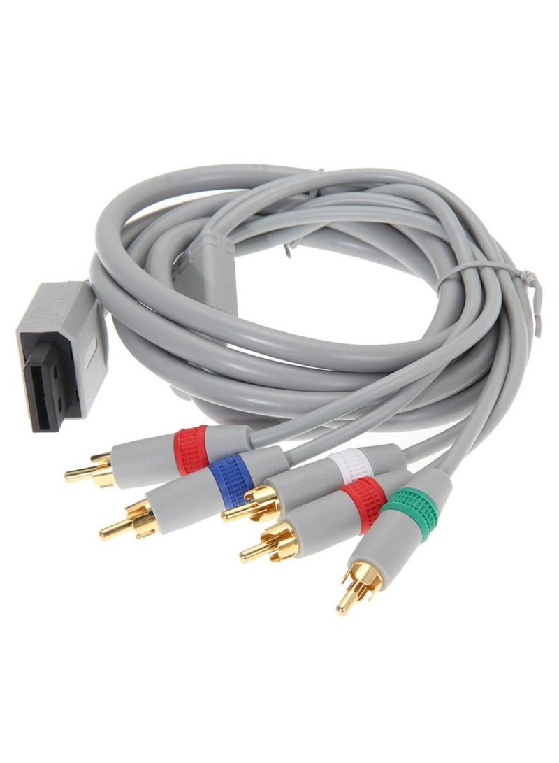 1080P Component Cable HDTV Audio Video AV 5RCA Cable Game Converter Adapter Cord Wire Extension Lines for Nintendo Wii Accessory  - Image 1