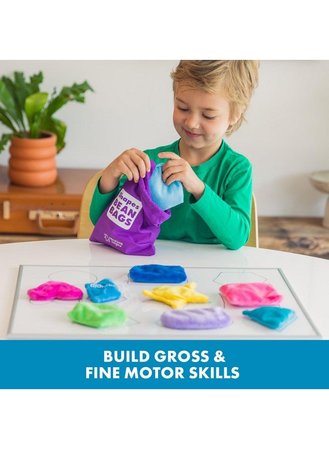 إديوكيشنال إنسايتس أكياس الفاصولياء بأشكال، تعلم الأشكال، لعبة تعليمية للأطفال الصغار، مستلزمات الفصول الدراسية لمرحلة ما قبل المدرسة، مجموعة من 10 أكياس فاصولياء، للأعمار من 3 سنوات فما فوق - Image 2