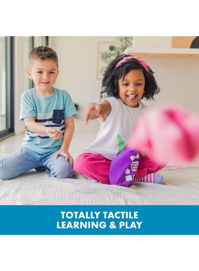 إديوكيشنال إنسايتس أكياس الفاصولياء بأشكال، تعلم الأشكال، لعبة تعليمية للأطفال الصغار، مستلزمات الفصول الدراسية لمرحلة ما قبل المدرسة، مجموعة من 10 أكياس فاصولياء، للأعمار من 3 سنوات فما فوق - Image 3