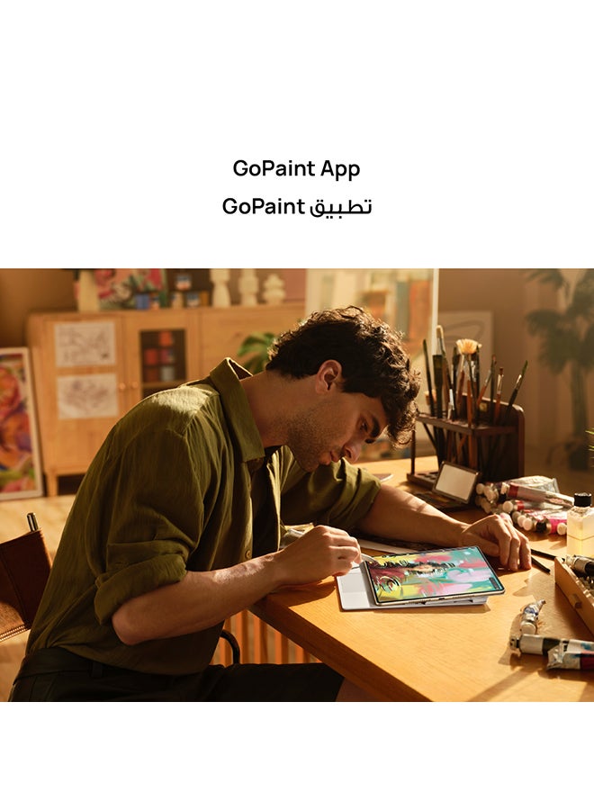 هواوي جهاز MatePad Pro اللوحي مقاس 12.2 بوصة إصدار Paper Matte Gold الفاخر بذاكرة وصول عشوائي 12 جيجابايت وذاكرة داخلية 512 جيجابايت وواي فاي - إصدار الشرق الأوسط مع لوحة مفاتيح بيضاء - Image 5