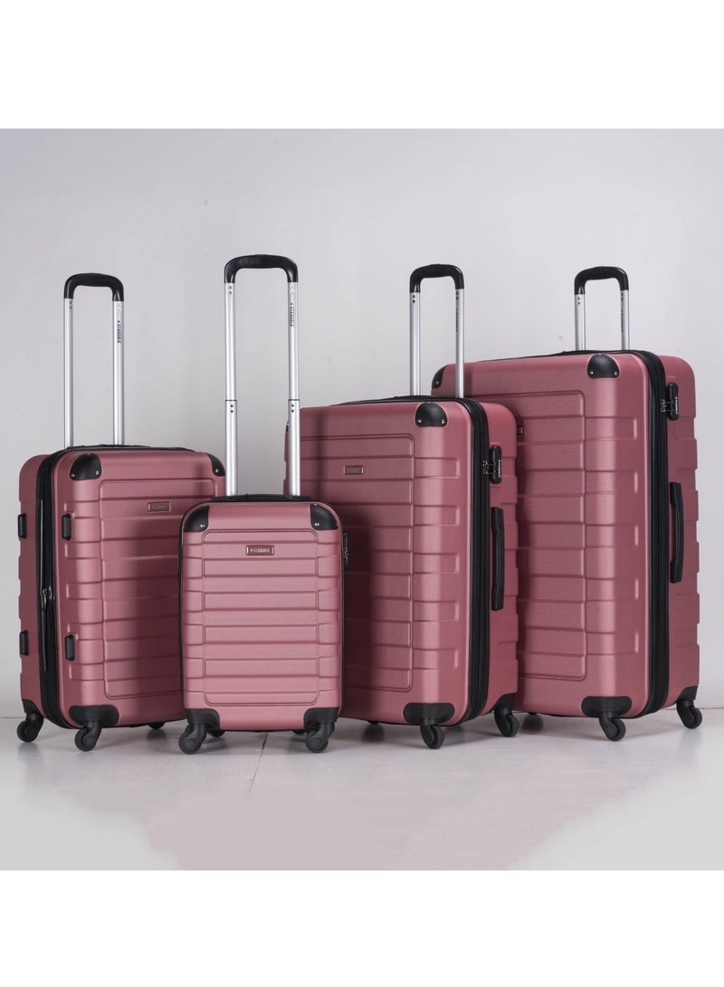 ستارجولد مجموعة حقائب سفر مكونة من 4 قطع من حقائب أمتعة السفر ذات الجانب الصلب من مادة ABS - Image 1