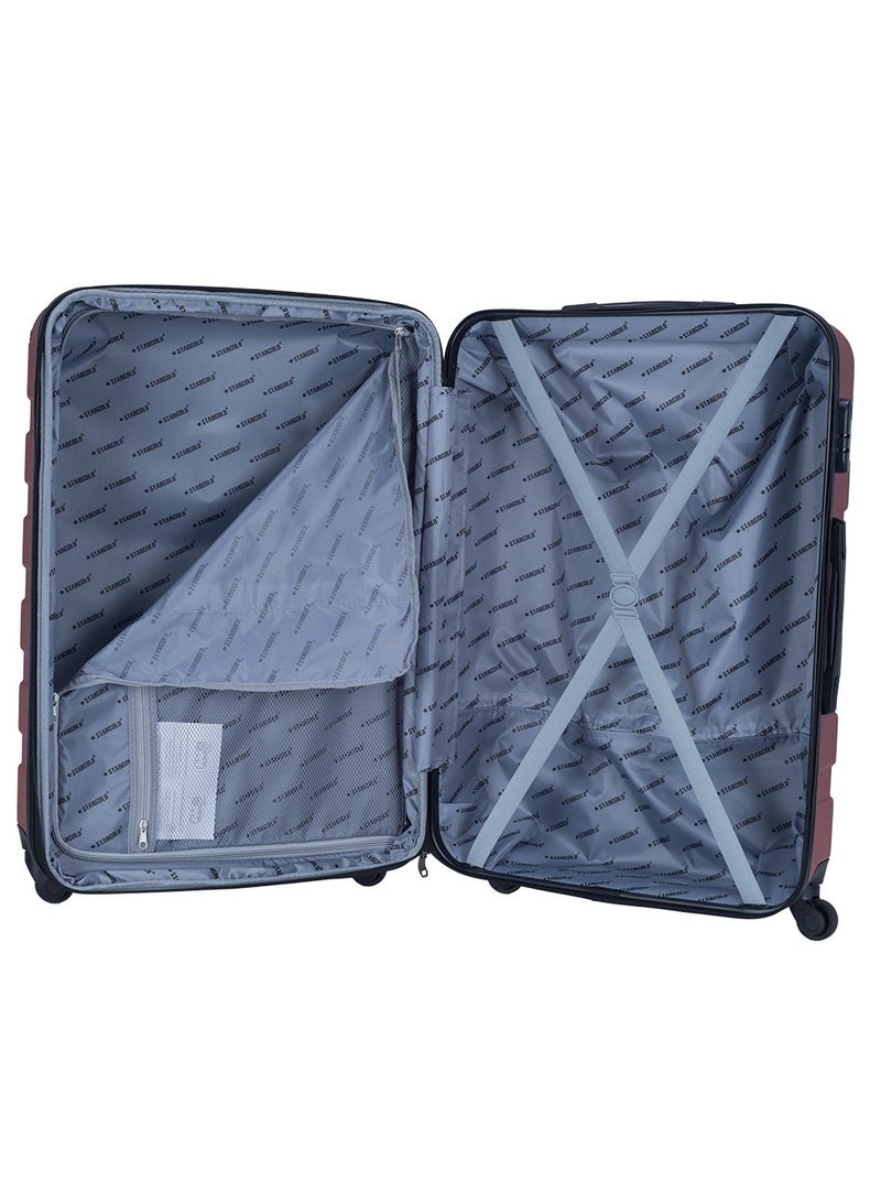 ستارجولد مجموعة حقائب سفر مكونة من 4 قطع من حقائب أمتعة السفر ذات الجانب الصلب من مادة ABS - Image 5