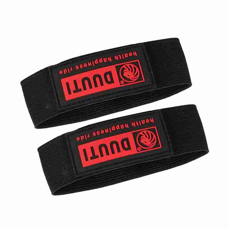 DUUTI Bicycle Leg Bands: Non Slip Elastic Bike Puttees for Cycling - Sturdy Stretchable Straps Keep Pants Clean, Protect From Chain Grease, Lock Out Cold Wind for Commuters Outdoor Riders - Image 3