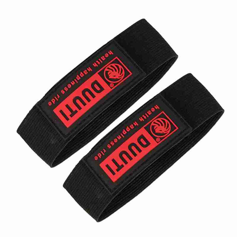 DUUTI Bicycle Leg Bands: Non Slip Elastic Bike Puttees for Cycling - Sturdy Stretchable Straps Keep Pants Clean, Protect From Chain Grease, Lock Out Cold Wind for Commuters Outdoor Riders - Image 5