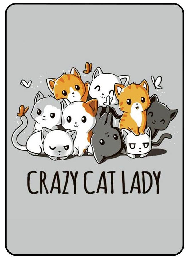 AMINA ALSHEBLI Protective Case Cover For Apple iPad Pro 11 2020 Crazy Cat Lady  - Image 1