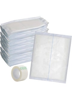 ABD Combine Abdominal Pads 8x10 [20 Pack] High Absorbency Sterile Individually Wrapped 8''x10'' Non-Adherent Absorbent Post-Op Surgical Gauze for Heavy-Draining Trauma and First Aid Wound Dressing (1)