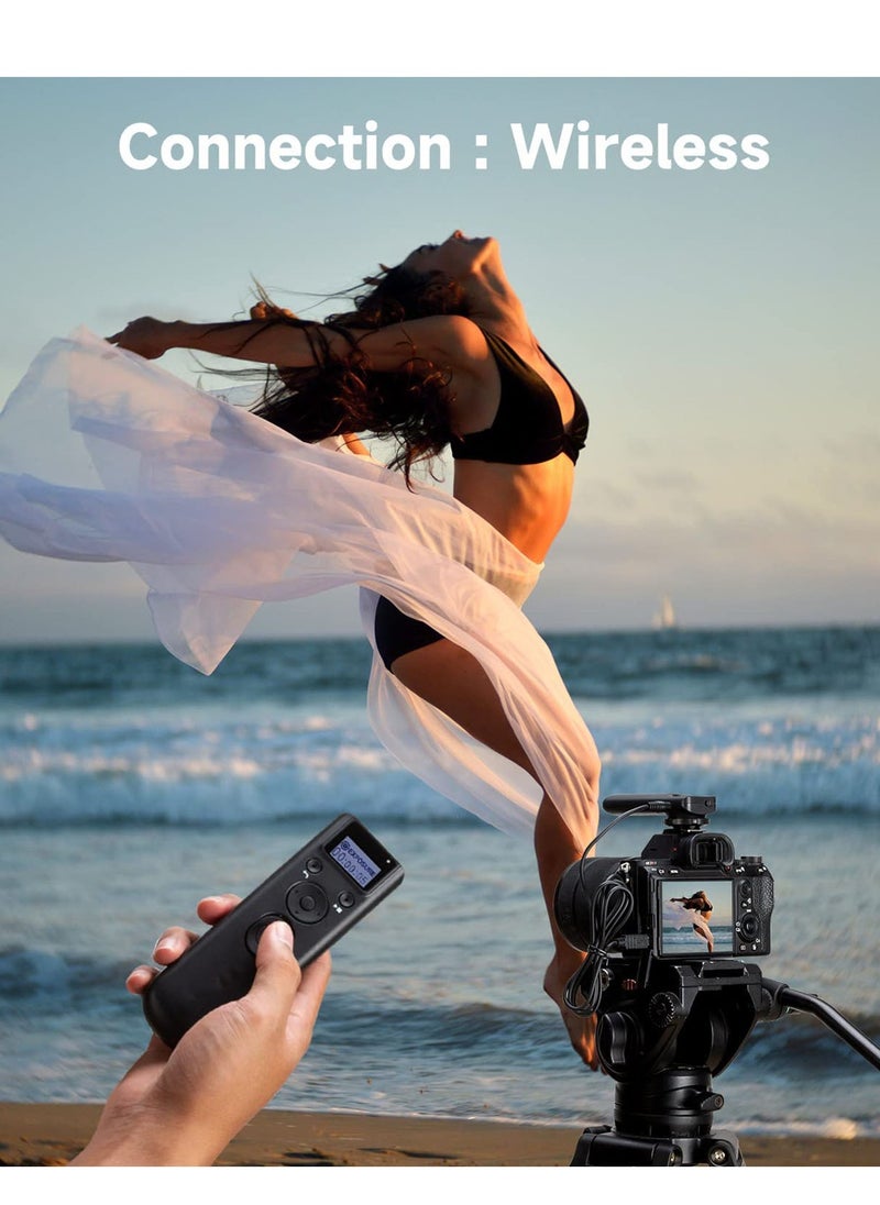 SYOSI - Camera Wireless Shutter, Remote Shutter Release Trigger Intervalometer, Fit for Canon EOS R6 R PR 90D 80D 77D 70D 60D 850D 800D 760D 750D 700D 650D 600D 550D R5 5D4 5Dsr 5D3/2 7D  5D 6D 1DX 1D4 1D3 - Image 1