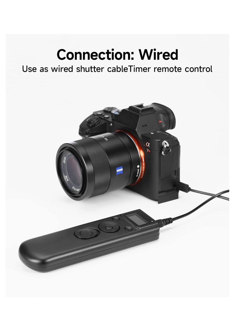 SYOSI - Camera Wireless Shutter, Remote Shutter Release Trigger Intervalometer, Fit for Canon EOS R6 R PR 90D 80D 77D 70D 60D 850D 800D 760D 750D 700D 650D 600D 550D R5 5D4 5Dsr 5D3/2 7D  5D 6D 1DX 1D4 1D3 - Image 1