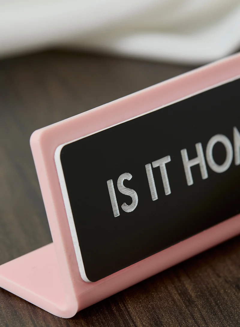 Flamingo Candles Pink Desk Sign Home Decor