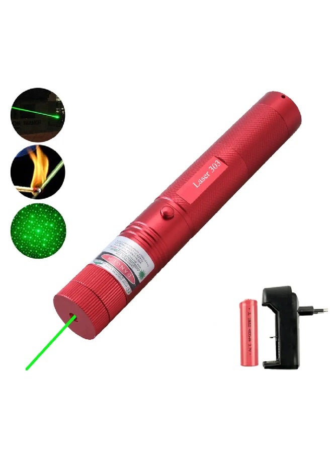 Green Laser Pen Adjustable Focus Laser Beam Light - Image 1