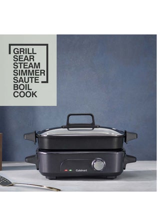 GRMC3E 5-in-1 Multi-Cooker for Grilling, Sauting, Simmer and Cooking, Multicooker with Non-Stick Coating for Easy Cleaning, Midnight Grey - pzsku/ZD926B2D1916C007C327CZ/45/1746535704/a034d8e1-7510-43d2-b1c3-3a3c8fee4878