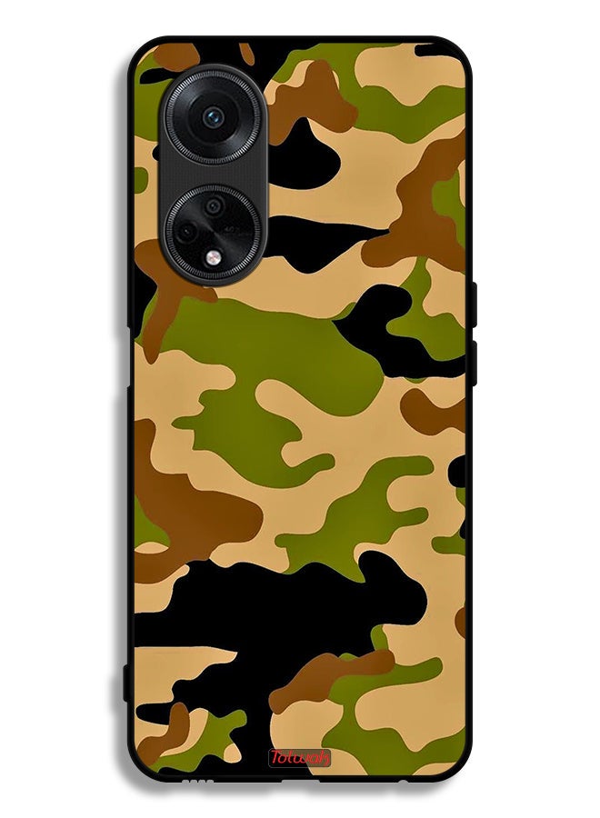 Tolwak Oppo A1 5G Protective Case Cover Camouflage Abstract Digital Pattern - Image 1