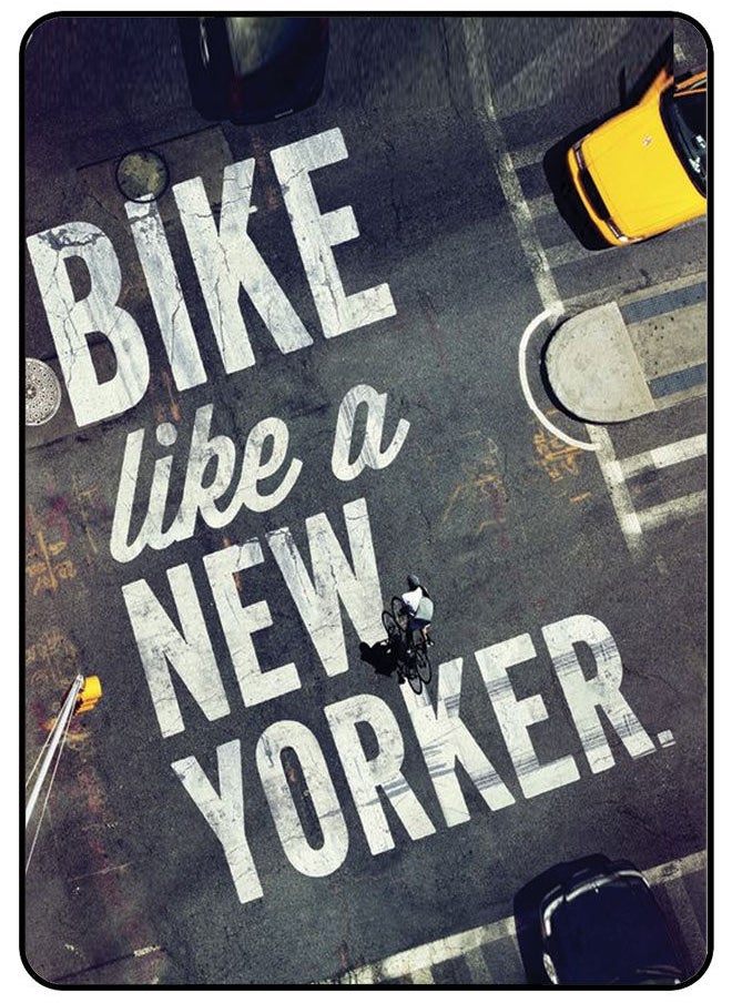AMINA ALSHEBLI Protective Case Cover For Huawei MatePad 10.8 Inch 2020 Bike Like A New Yorker  - Image 1