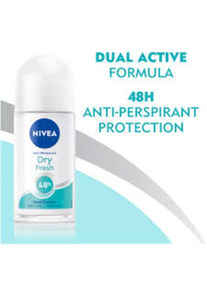 نيفيا مزيل عرق نيفيا دراي فريش رول أون 50 مل - Image 2
