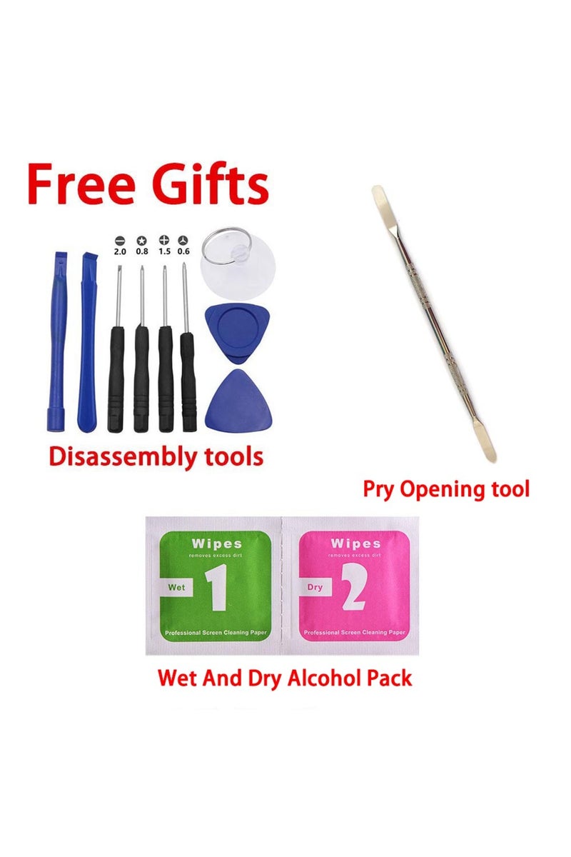 erorex Black Back Glass For iPhone X 5.8 inch Back Glass Panel Battery Cover Big Hole Camera Rear Glass For - Image 2