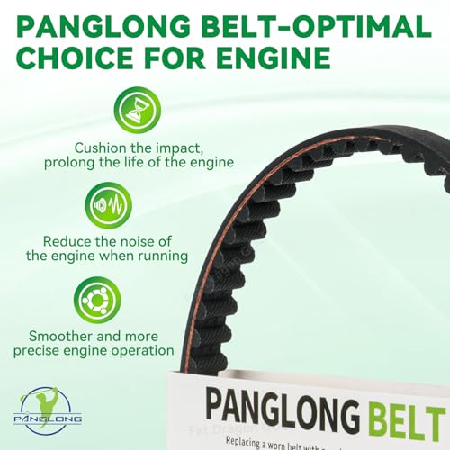 Panglong EZGO Timing Belt Gas Golf Cart, for 1991-Up EZGO Models with295cc & 350cc 4 Cycle Engine OEM# 26626-G01 - Image 2