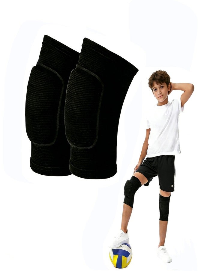 OVOY Kids Volleyball Knee Pads for Ages 7-12, Boys Girls Sports Breathable Anti-Slip Knee Guards, Thick Sponge & Lightweight Impact Protection for Skating, Cycling, Running, Scooter Outdoor Sports - Image 1