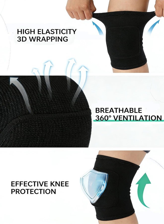 OVOY Kids Volleyball Knee Pads for Ages 7-12, Boys Girls Sports Breathable Anti-Slip Knee Guards, Thick Sponge & Lightweight Impact Protection for Skating, Cycling, Running, Scooter Outdoor Sports - Image 4