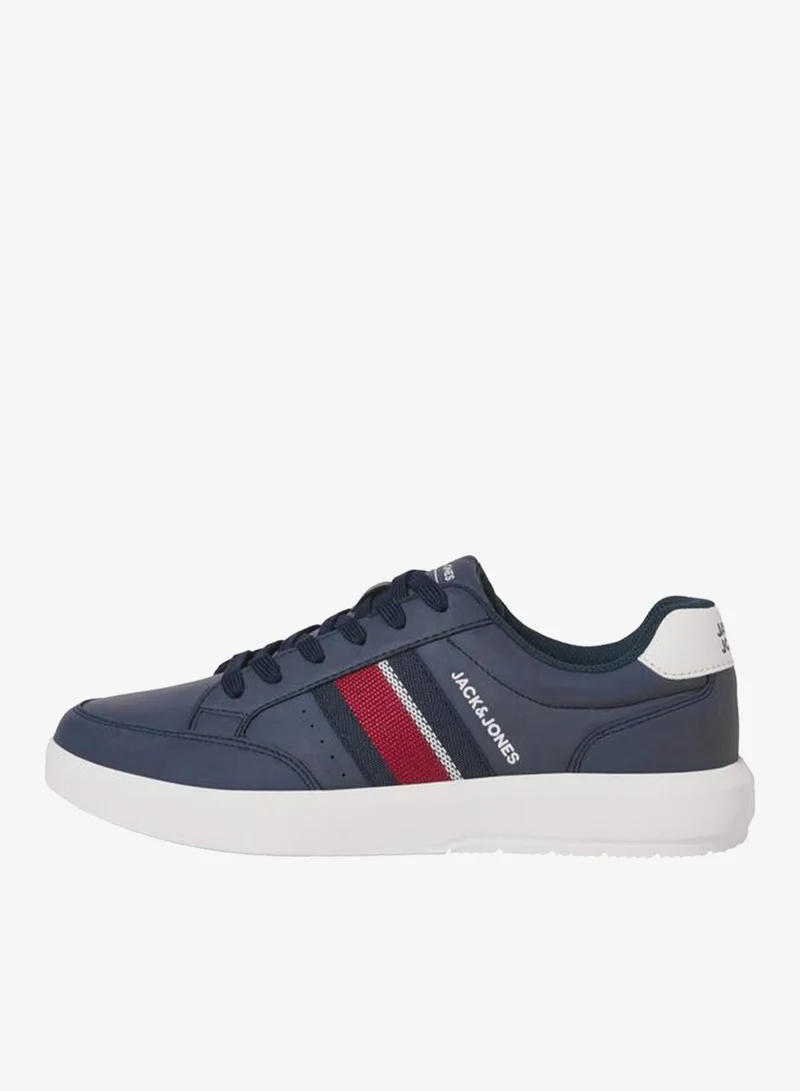 JACK & JONES Striped Tape Lace Up Sneakers