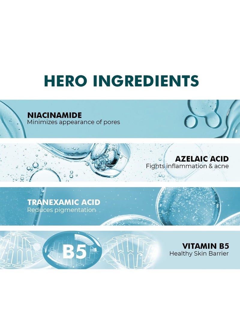 Concious Chemist Conscious Chemist Kojic Acid Face Cream | 20g | Azelaic Acid Cream for Men & Women, Niacinamide & Tranexamic Acid, Anti Pigmentation, Reduce Dark Spots, All Skin Type - Trubiom - Image 3