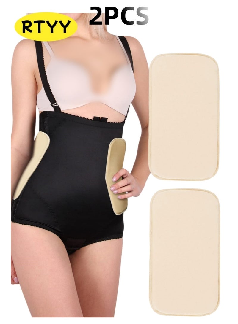 RTYY 2Pcs Lipo Foam Pads, Women Lipo Side Foam Lateral Protectors Flattening Boards for Liposuction Post Surgery Recovery, Abdominal Compression Board Preventing Skin Sagging Post Surgery Foam Sheets for Use with Post Liposuction Surgery Garments,Flattening Compression for Recovery - Image 1