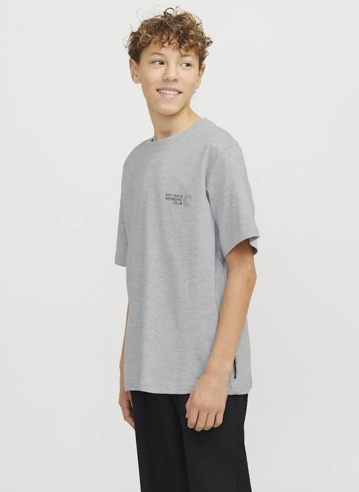 Jack & Jones Junior Kids Jcoreflex Crew Neck Styd T-Shirt