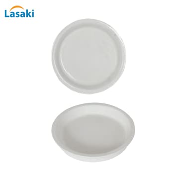 Lasaki Round Ceramic Trays (Plates Saucers) for Pots, planters, Flower, Succulent(Set of 2,White,3.5 inch) R3.5(Plants not Included) - Image 5